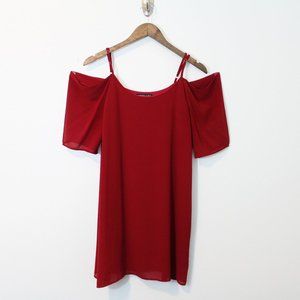 Angelady Off The Shoulders Dress Red Small